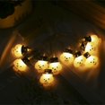 thumbnail image 3 of Luces de calavera impermeables multiusos para Halloween, ideales para el árbol de Navidad o el dormitorio. 2m 10 Luz, 3 of 9