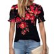 thumbnail image 5 of Xuyuer Short Sleeve Shirts for Women Spring Striped Crew neck Business Casual Tops Loose Work Blouses Women's Tops Summer Shirts Dressy Blouses for Women S-2XL Fashion Outfits 2026, 5 of 6