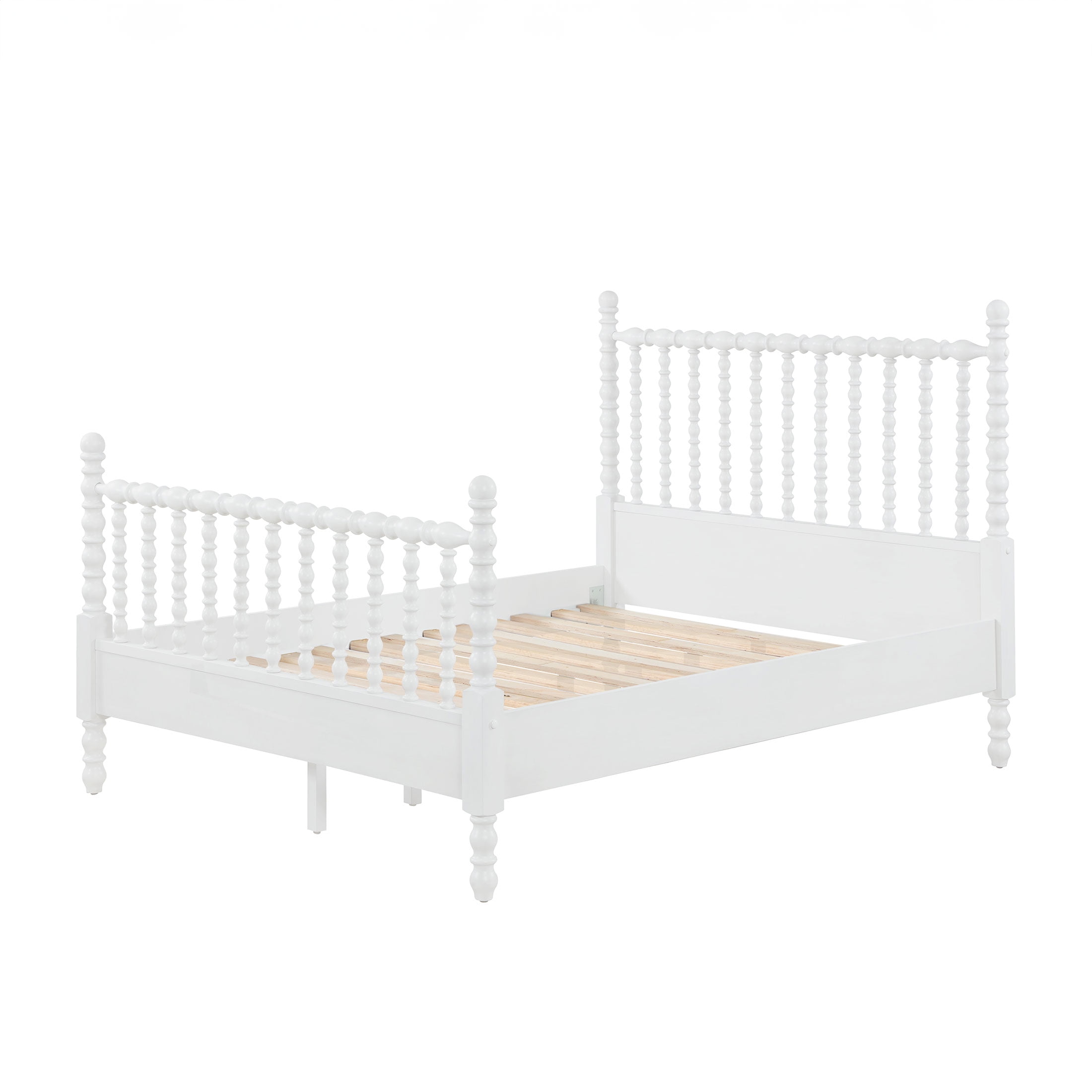 Pioneer Woman Harper Queen-Size Spindle Bed, White