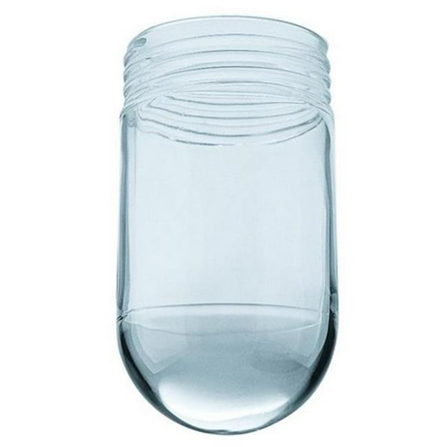 Westinghouse 8145200 Store de Cou Fileté en Verre Transparent 3.25 x 6 Po. Résistant à la Vapeur