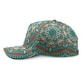 thumbnail image 3 of Ethnic Mandala Baseball Cap – Boho Tribal Dad Hat with Vintage Sacred Geometric Pattern, Mystic Spiritual Artistic Design, 3 of 7