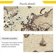 thumbnail image 2 of FREEAMG Classic World Map Puzzle 1000 Pieces - Wooden Jigsaw Puzzles for Family Games - Suitable for Teenagers and Adults, 2 of 7
