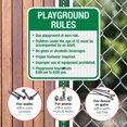 thumbnail image 4 of Playground Rules Sign, Use Playground At Own Risk Sign,, 4 of 8