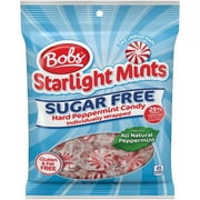 Bob's Sugar-Free Starlight Mints Peppermint Candy, 6 oz. Bag