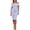 Sky Blue, variant on Xscape Womens Ruffled Knee-Length Sheath Dress