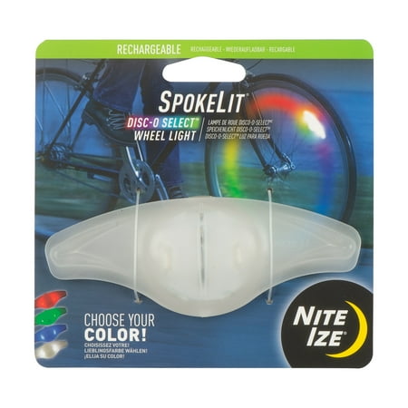 UPC: 0094664045477 | Nite Ize SpokeLit Rechargeable Wheel Light – Disc-O Select (Single)