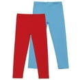 thumbnail image 5 of 2PCS Toddler Girls Fitted Leggings Pants Children Girl Softness Breathability Sports Pants Trousers, 5 of 6