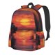thumbnail image 1 of Disketp Sunset River Western Cowboy Mochila Escolar de Gran Capacidad y Peso Ligero, Mochila de Viaje Ideal para Escuela, Trabajo y Uso Diario, Cómoda y con Estilo, 1 of 8