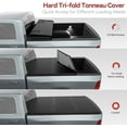 thumbnail image 6 of Hard Tri-Fold FRP Tonneau Cover for  Tacoma 2024-2025 5ft Bed with Enhanced Security, 6 of 7