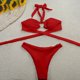 thumbnail image 4 of Trajes de baño tankini para mujer Trajes de baño de dos piezas con tirantes de tubo de moda de color sólido para mujer Trajes de baño para mujer Trajes de baño tankini para mujer, 4 of 4