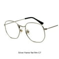 thumbnail image 4 of Becaristey PC Hexagon Men Women Fashionable Polarized Lens Lightweight Frame Materials Protection silver frame C7 1Set, 4 of 6
