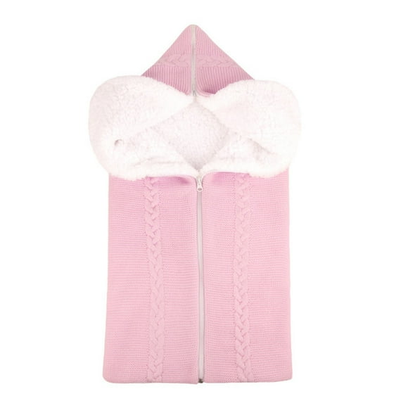 Mantas De Dormir Infantiles Con Cremallera, Forro Polar Grueso Tejido Para Cochecito De Bebé, Manta Para Recién Nacido, Ropa De Cama Infantil, Accesorio Para Bebé sonducket BA001379-03