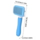 thumbnail image 3 of Clean Stainless Steel Pet Comb Hair Brush Automatic Hair Removal Cat Brush Cleaning Beauty Dog Brush Needle Comb, 3 of 4