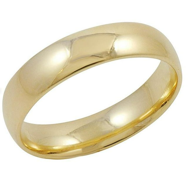 Bande de Mariage Confortable en Or Jaune 10K pour Hommes Taille 11