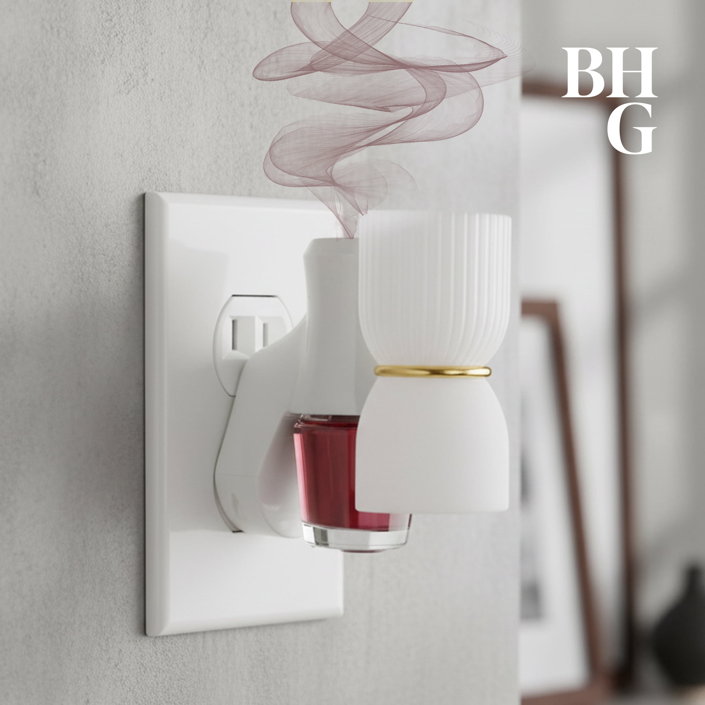 Better Homes & Gardens Fine Fragrance Aroma Accents Plug-in Oil Refill 24mL, Spiced Apple Tobacco