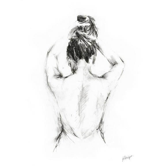Art.com Back Study I Art Print by Ethan Harper, 12" x 16"