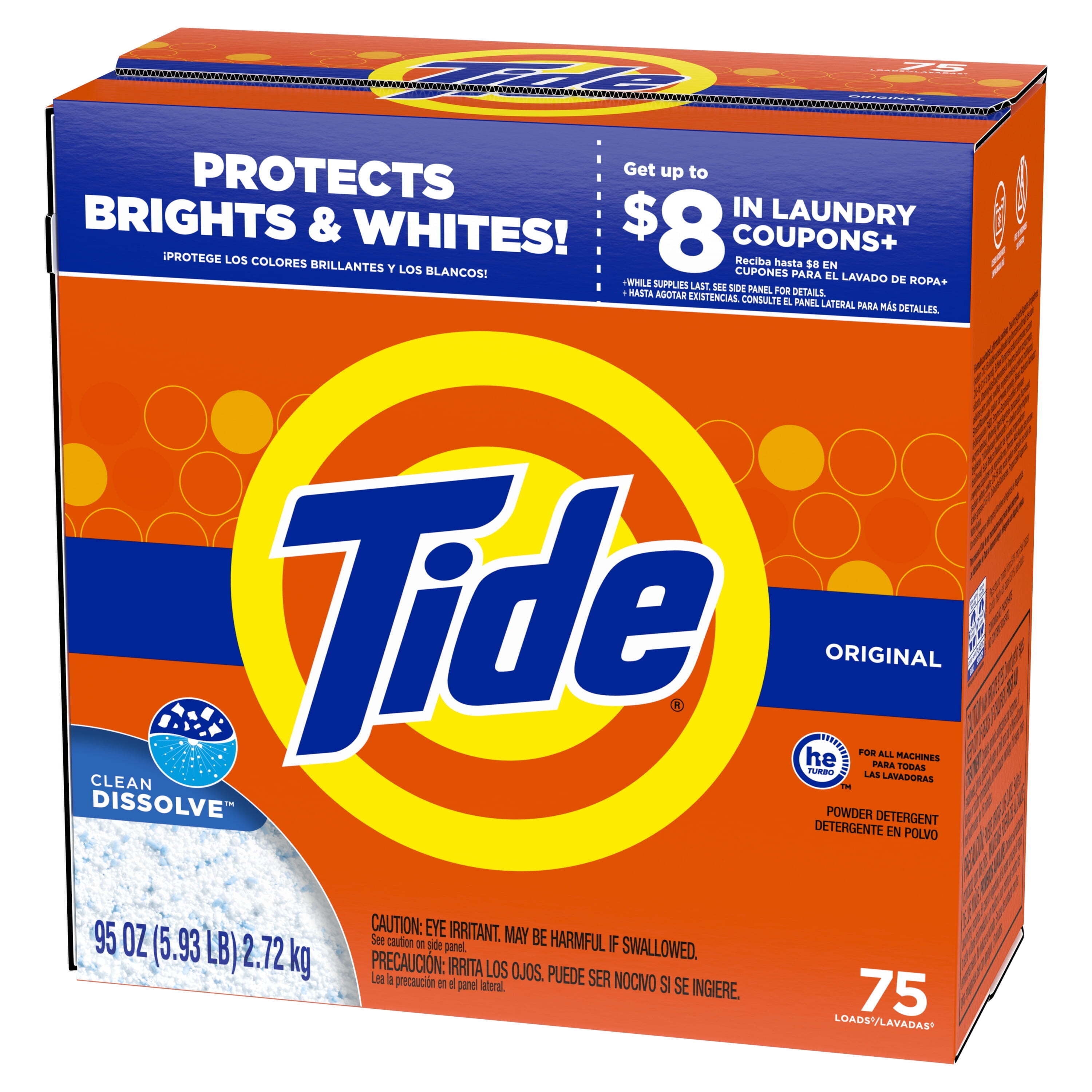 Tide Powder Laundry Detergent, Original Scent, Acti-Lift Crystals