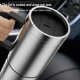 thumbnail image 5 of Car Heating Cup Car Heated Mug, 24V Electric Kettle, Stainless Steel Insulated Heated Mug, Coffee Cup for Outdoor Activities, Silver, 5 of 8