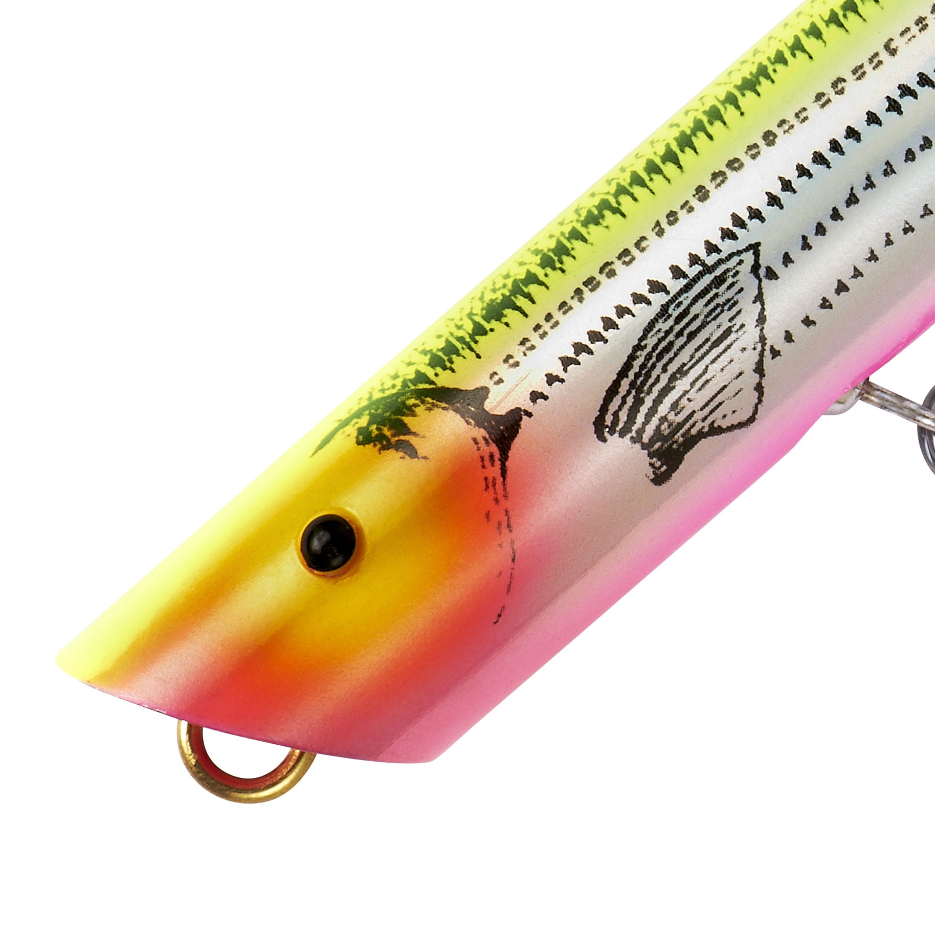 Creek Chub Striper Strike Hard Baits 5" Pink Chartreuse 2 1/8 oz.