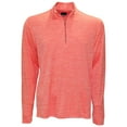 thumbnail image 1 of Greg Norman Golf Men's Utility 1/4 Zip Pullover, Medium Peach Heather, 1 of 2