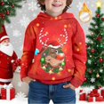 thumbnail image 2 of Landzoo Big Boys Fleece Hoodies Graphic Print Long Sleeve Fall Winter Warm Sweatshirts For Boys Size 7-8 Years, 2 of 5