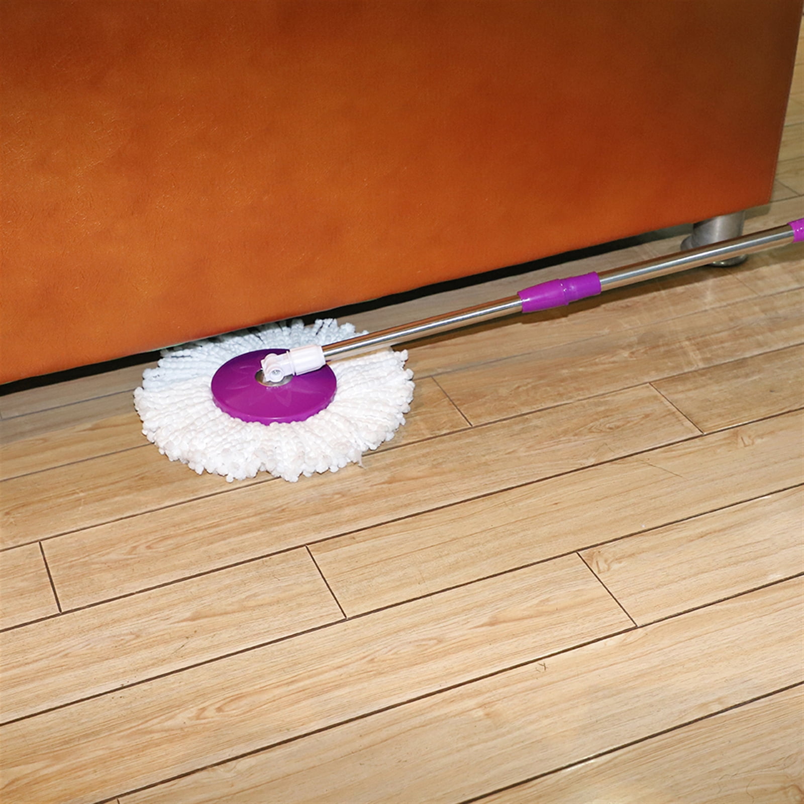 Private Jungle 360° Microfiber Spin Mop with Bucket and Dual Mop Heads Self Wringing Spinning Mop Telescoping Handle Cleaning System,Purple Private Jungle 360° Microfiber Spin Mop with Bucket and Dual Mop Heads Self Wringing Spinning Mop Telescoping Handle Cleaning System,Purple
