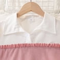 thumbnail image 4 of Girls 2 Piece Outfits Bow Print Short Sleeve Crop T-Shirt & Elastic Waist Cargo Pants Casual Streetwear Clothes for Kids Pink Size 9-10 Years, 4 of 7