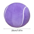 thumbnail image 3 of MMJ Simulated Tennis Ball Cushion Decorative Soft Plush Round Pillow for Home Sofa Chair Car Office Nap 7.87in, 3 of 6
