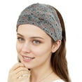 thumbnail image 4 of Unique Bargains 1 Pc Headband Fireworks Thin Lace Wide Hairband for Women Gray, Pink, 4 of 5