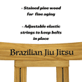 thumbnail image 6 of Brazilian Jiu Jitsu Belt Display | BJJ Belt Rack for 5 Belts Plus Medals Hanger | from White to Black Belt | Martial Arts Belt Holder Case | Gifts for Jiu Jitsu Practitioners | OSS, 6 of 7