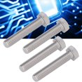 thumbnail image 4 of Perno Hexagonal, Tornillos De Cabeza Hexagonal DIN 933 Multipropósito Para Entusiastas De Los Modelos Para Trabajos De Bricolaje Para La Construcción Para La Industria Automotriz Cergrey M10x55, 4 of 8