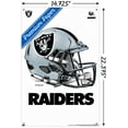 thumbnail image 3 of NFL Las Vegas Raiders - Drip Helmet 20 Wall Poster with Push Pins, 14.725" x 22.375", 3 of 6