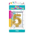 thumbnail image 1 of Velas de Cumpleaños Granmark No. 5 Dorada, 1 of 4