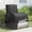 Black, variant on ATR ART to REAL Outdoor Recliner Cover,Waterproof Recliner Cover for Patio,Khaki