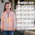 thumbnail image 7 of Uorisanigo Girls Oversized Sweatshirts Half Zip Pullover Sweatshirt Casual Gradient Dolphin Long Sleeve Pullover Top Fall Winter Clothes Quarter Zip Hoodies No Hood Athletic Tops, 7 of 7