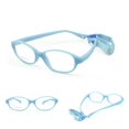 thumbnail image 6 of EnzoDate Children Boys Glasses Frame One-piece No Screw,Bendable Girls Flexible Eyeglasses Frame Size 50/16 Age 8-10Yrs, 6 of 6