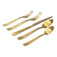 thumbnail image 3 of Ricci Argentieri Parisian Garden Gold 18/10 Stainless Steel 20pc. Flatware Set, 3 of 7