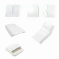 thumbnail image 1 of ABS White Center Console Wrap Cover Kit Dashboard Armrest Cover Door Side Trim Interior Suit for Tesla Model Y 3 Accessories, 1 of 8