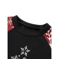 thumbnail image 5 of Hirigin Store Family Matching Christmas Pajamas, Baby Romper/Dog Clothes/Letter Snowflake Print Long Sleeve Tops and Pants Sleepwear Set, 5 of 10