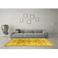 thumbnail image 3 of Ahgly Company Indoor Rectangle Abstract Yellow Modern Area Rugs, 8' x 10', 3 of 4