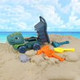 thumbnail image 3 of Camión de ingeniería de dinosaurios para , juguete de playa de arena, actividad de playa al aire libre, vehículo de juego, favores para con 1 de arena Baoblaze Camión de dinosaurios, 3 of 8