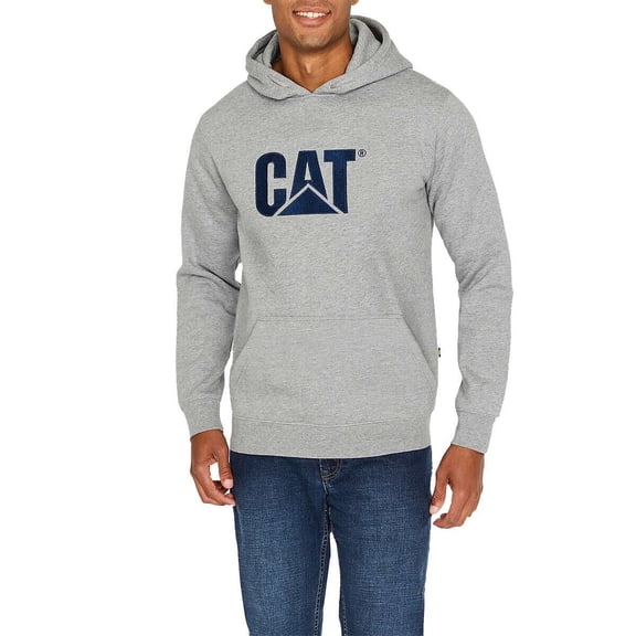 CATERPILLAR Men's Workwear Hoodie (Gray, Medium)