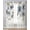 Beige, variant on Blue Brown Spring Floral Sheer Curtains 39 Inch Length 2 Panels Set for Living Room/Bedroom, Watercolor Botanical Vintage Kitchen Curtains Grommet Semi-Sheer Curtains Window Treatments 27.5"x39"x2