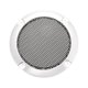 thumbnail image 1 of Cubierta de rejilla de altavoz Uxcell de 3 pulgadas 95 mm, círculo decorativo, protector de subwoofer negro y plateado, 1 of 5