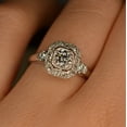 thumbnail image 4 of 2.00Ct Round Cut Lab Created Diamond Engagement Ring 14K White Gold Plated Silver, 4 of 4