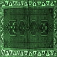 thumbnail image 1 of Ahgly Company Indoor Square Persian Emerald Green Traditional Area Rugs, 4' Square, 1 of 4