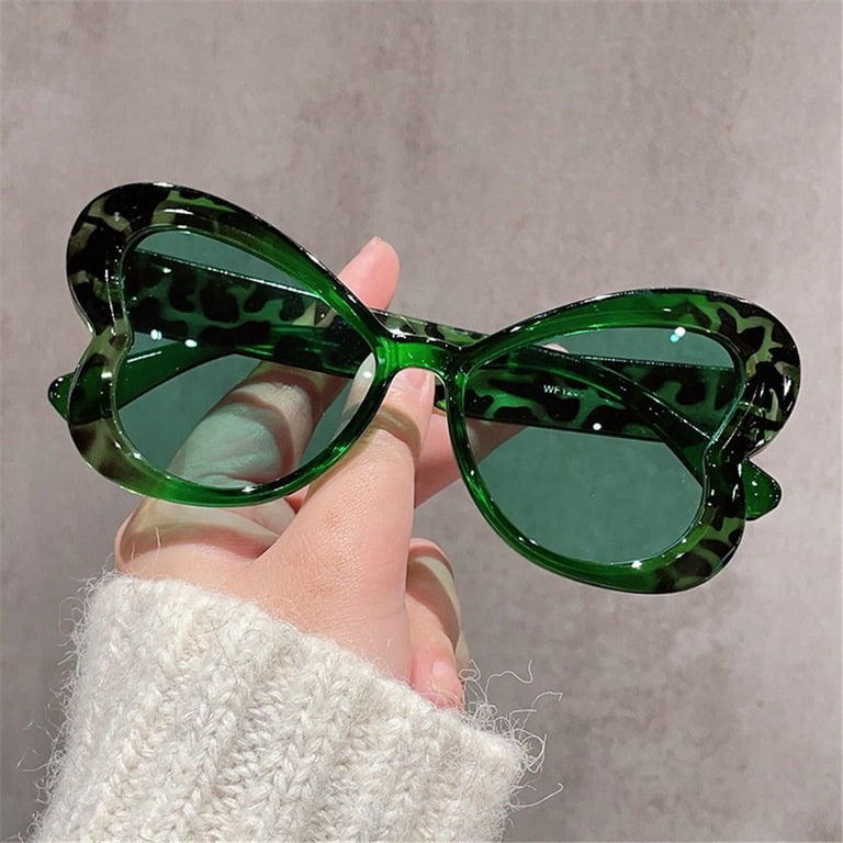 Plastic Butterfly Cat Eye Sunglasses with UV400 Protection Amazon.com: HYYZZC Cute Colorful Butterfly Sunglasses  main image 3