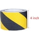 thumbnail image 2 of Cinta de tracción antideslizante: mejor agarre, fricción, adhesivo abrasivo para escaleras, seguridad, peldaños de escaleras, interior-10,2 cm x 4,6 m-exterior (10,2 cm, amarillo+negro), 2 of 4