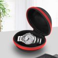 thumbnail image 6 of Pack of 2 Zipper Travel Watch Cases Single Watch Storage Boxes for Wristwatches and Smart Watches up to 50mm (Black), 6 of 7