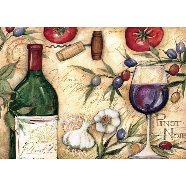 Diamant Peinture (DB2990) 5D DIY Carré Verre à Vin Broderie Kits (LG183) 40x50cm FLhrweasw Nuevo